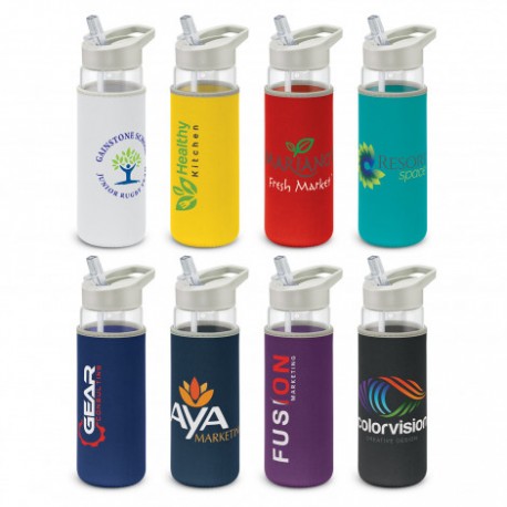 Elixir Glass Bottle - Neoprene Sleeve - 600ml