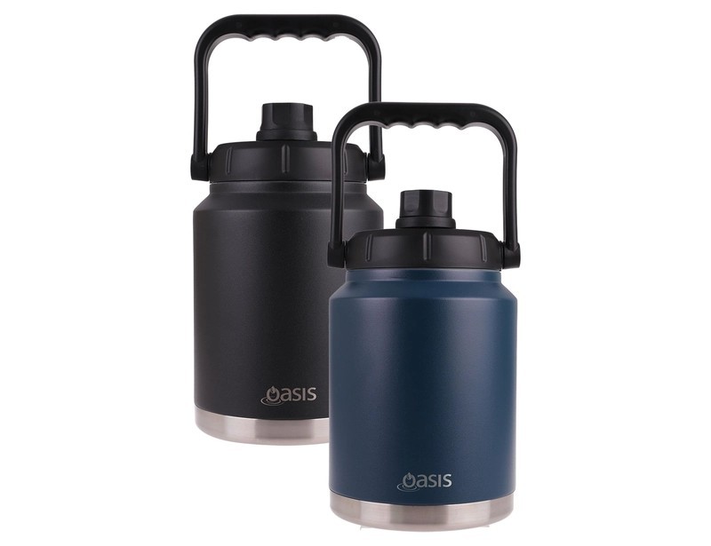 Oasis 2.1L Carry Handle Stainless Steel Vacuum Jug