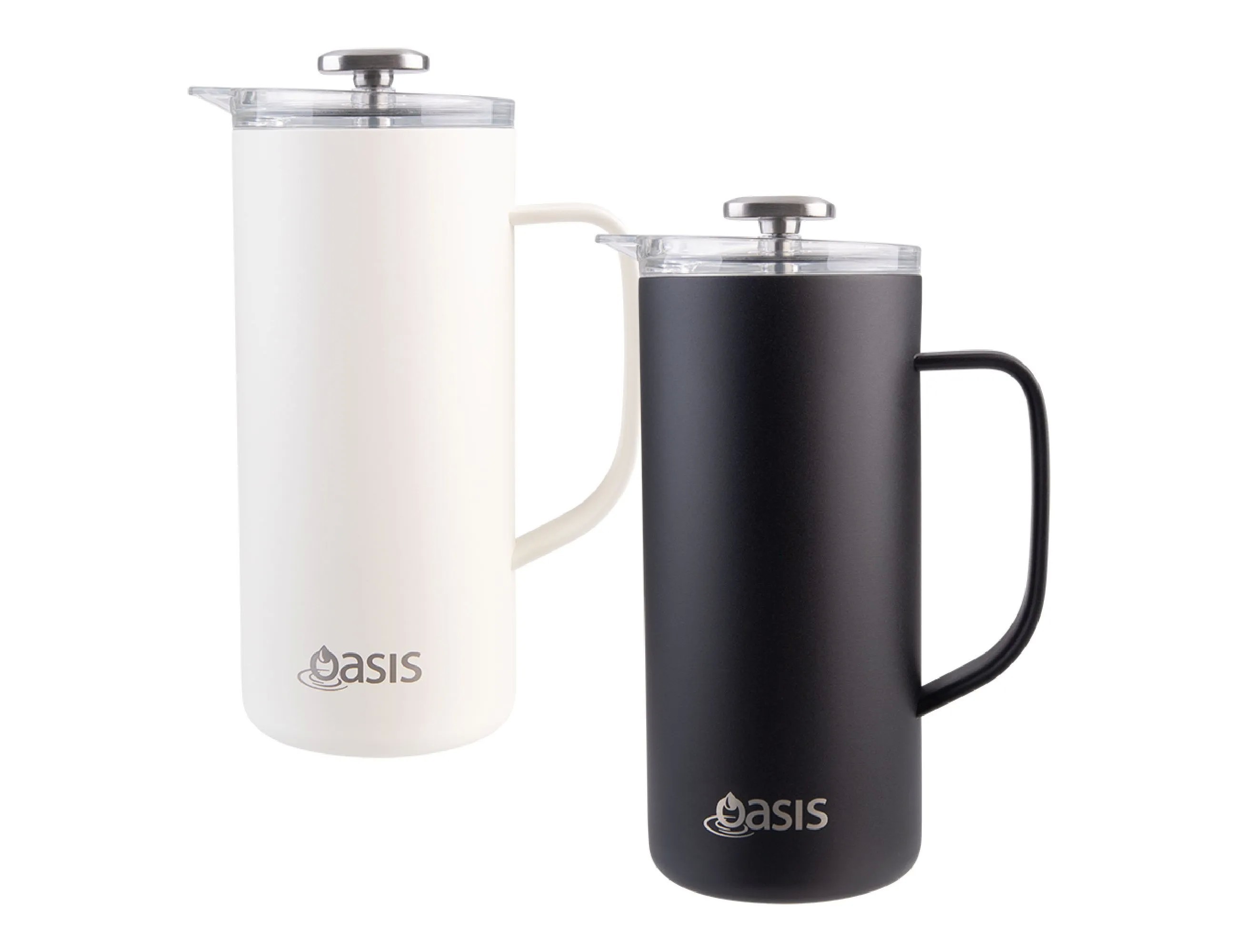 Oasis 600ml Stainless Steel Insulated Coffee Plunger