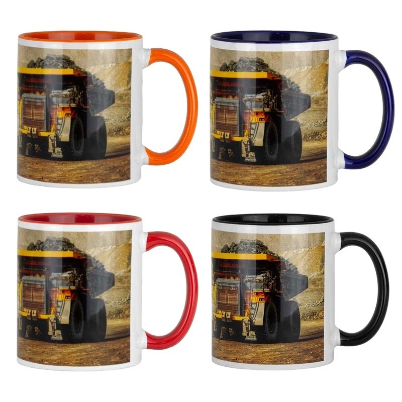 Bounty Two Tone Sublimation 325ml Ceramic Coffee Mug