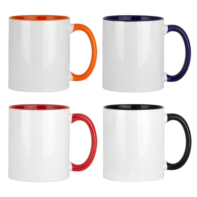 Bounty Two Tone Sublimation 325ml Ceramic Coffee Mug