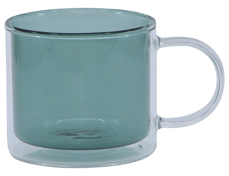 Spectrum Glass Double Wall Coffee Mug
