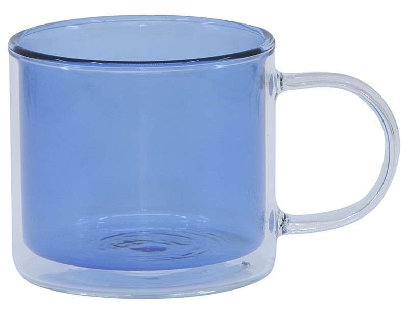 Spectrum Glass Double Wall Coffee Mug