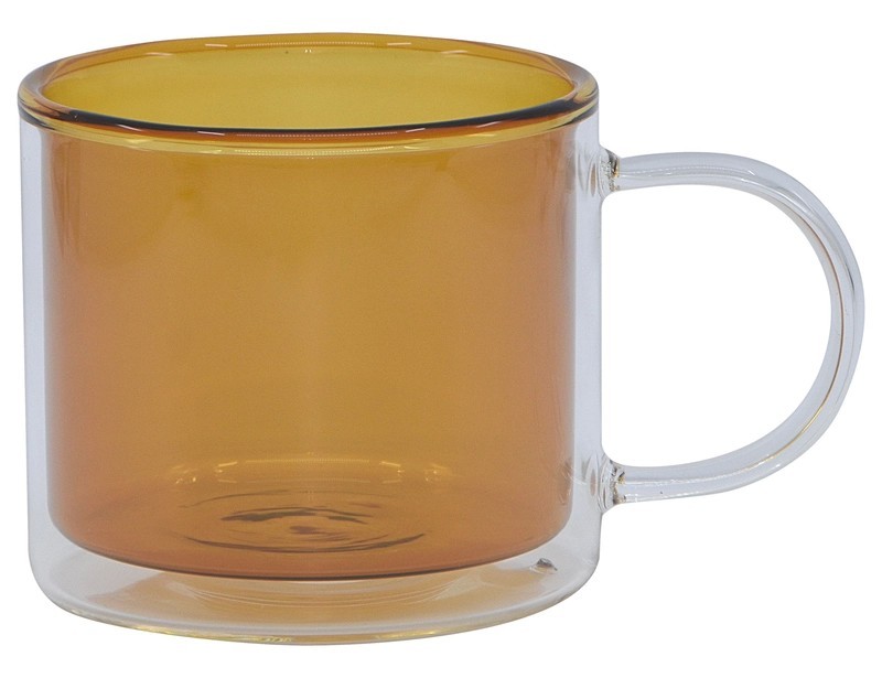 Spectrum Glass Double Wall Coffee Mug