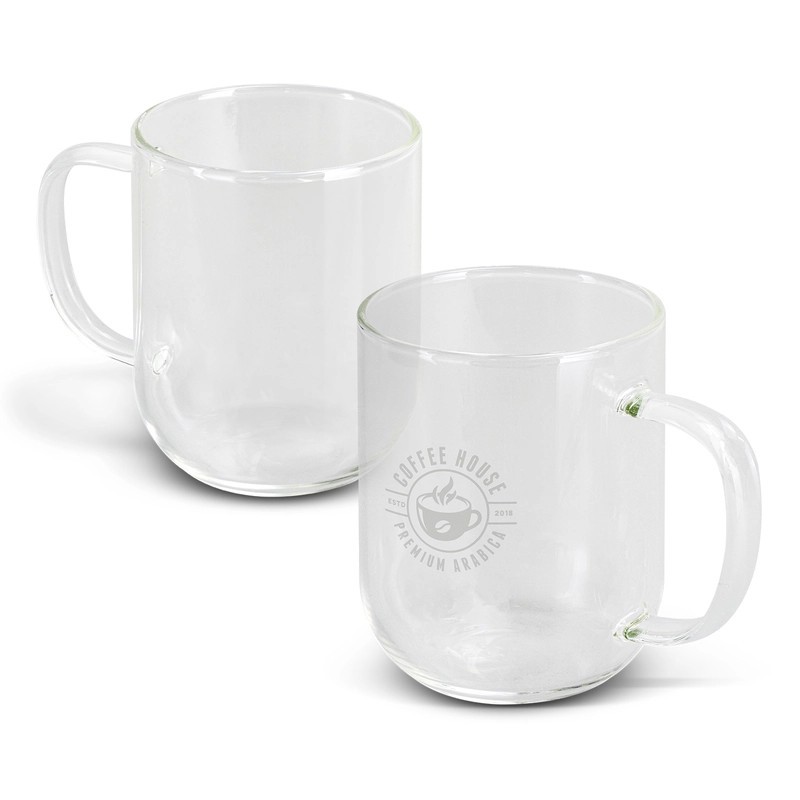 Florence 350ml Glass Coffee Mug