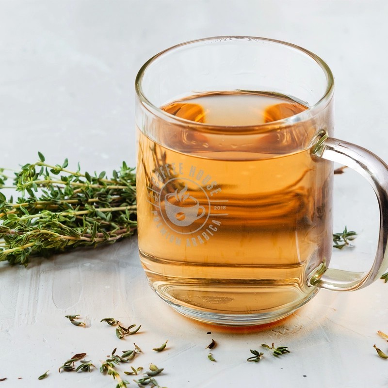 Florence 350ml Glass Coffee Mug