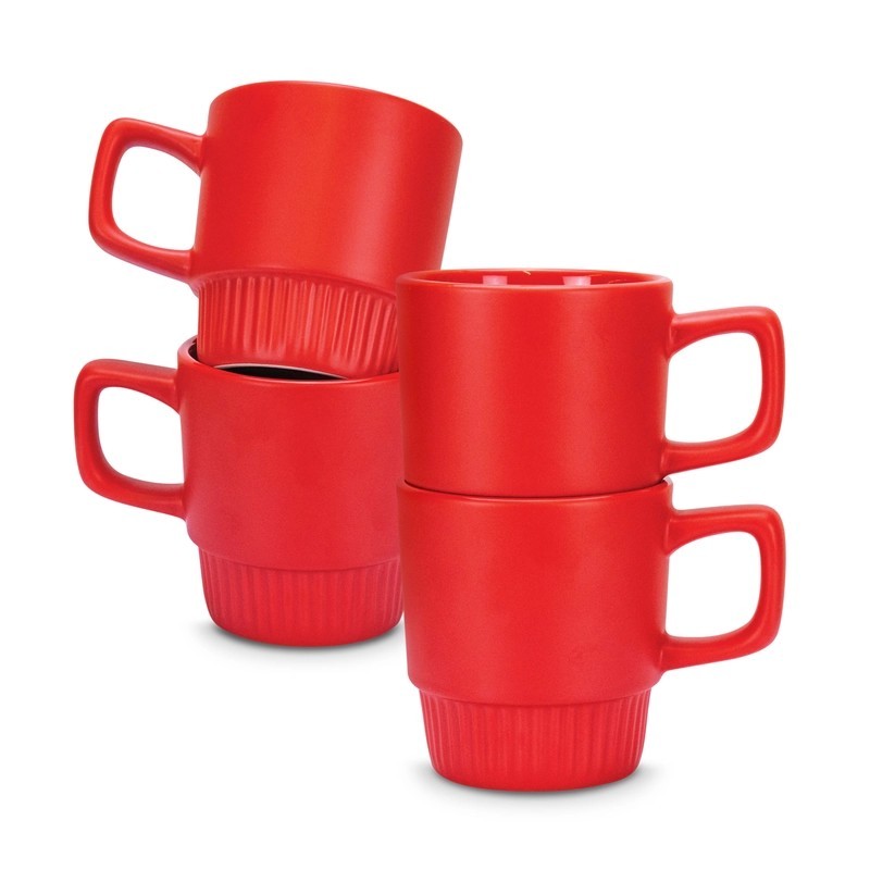 Barista 300ml Ceramic Stackable Coffee Mug