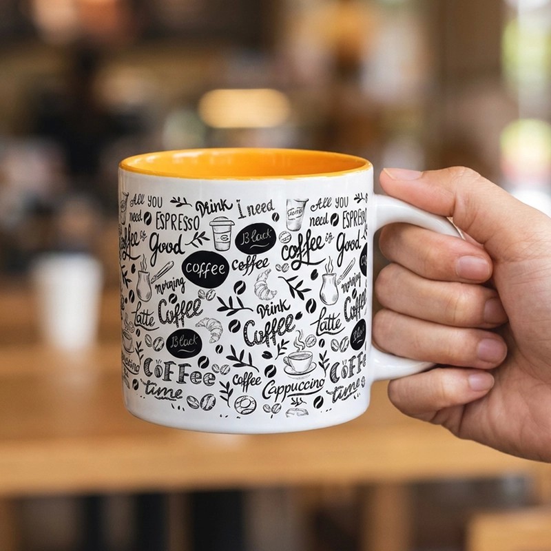 Cora 355ml Ceramic Coffee Mug