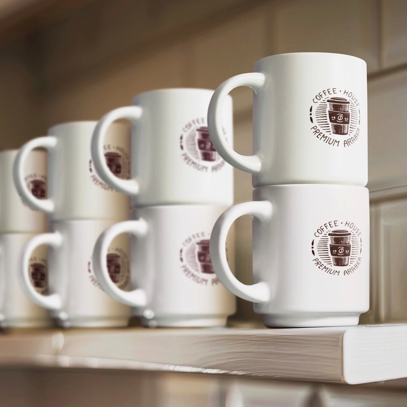 Espresso 180ml Ceramic Stackable Coffee Mug
