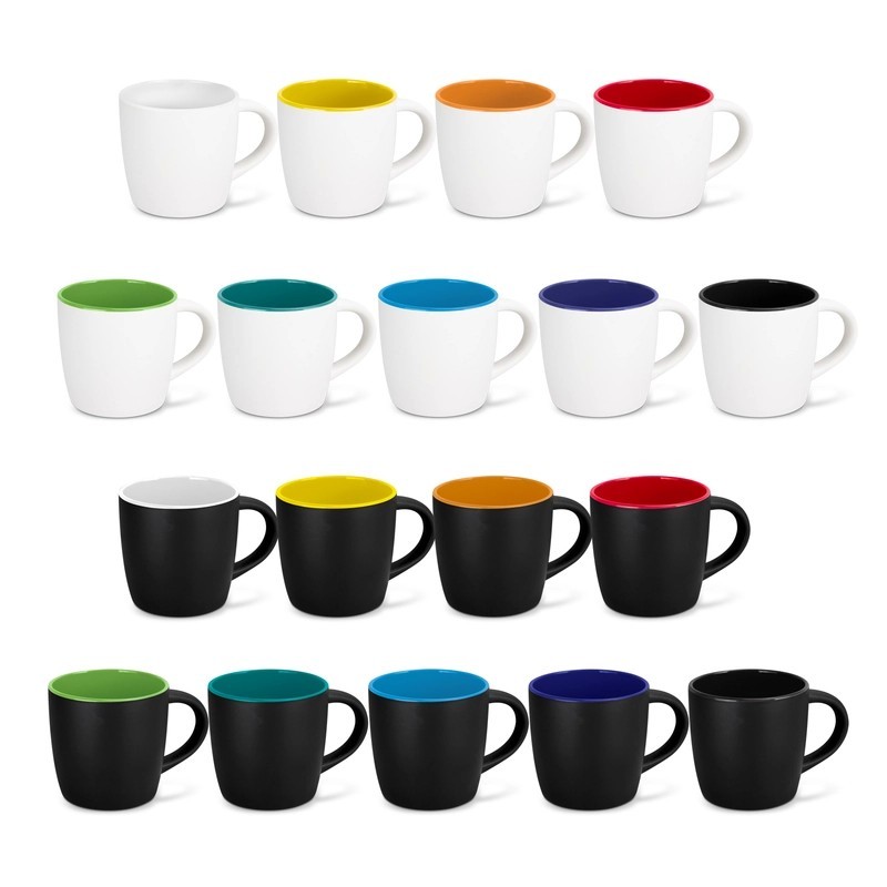 Mocha 330ml Two-Tone Ceramic Coffee Mug