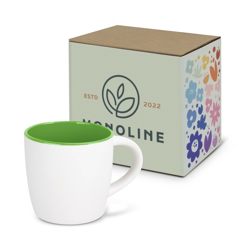 Mocha 330ml Two-Tone Ceramic Coffee Mug