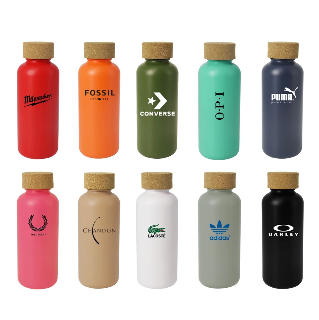 Organic 650ml Cork Cap Drink Bottle