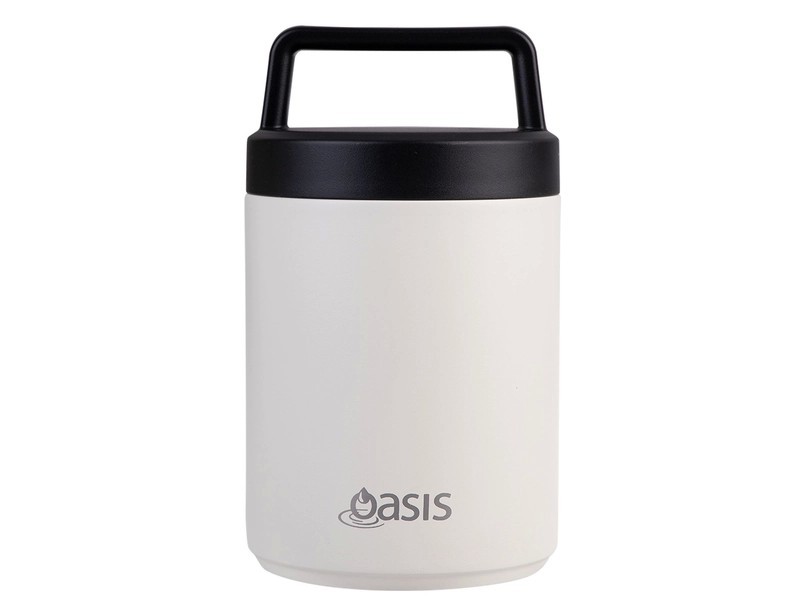 Oasis 480ml Stainless Steel Vacuum Food Flask with Spoon