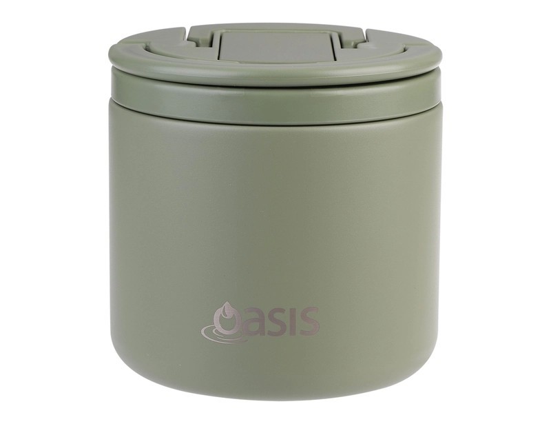 Oasis 500ml Stainless Steel Vacuum Food Flask with Spork