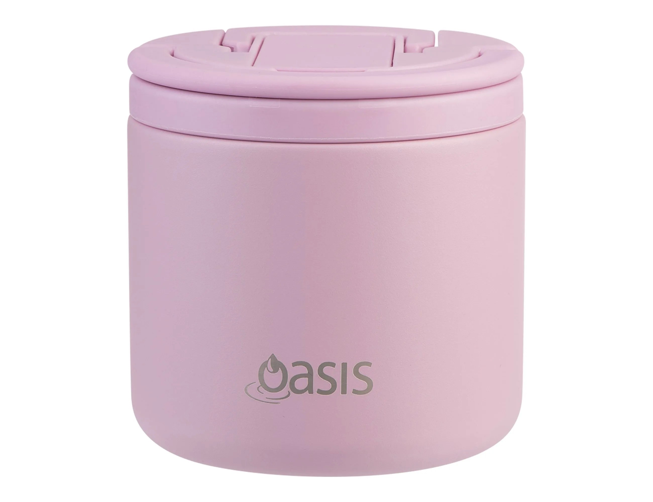 Oasis 500ml Stainless Steel Vacuum Food Flask with Spork