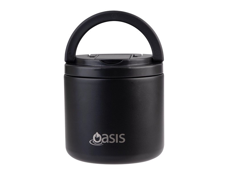 Oasis 500ml Stainless Steel Vacuum Food Flask with Spork