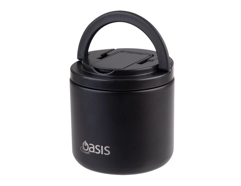 Oasis 500ml Stainless Steel Vacuum Food Flask with Spork