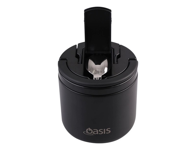 Oasis 500ml Stainless Steel Vacuum Food Flask with Spork