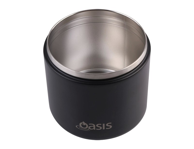 Oasis 500ml Stainless Steel Vacuum Food Flask with Spork