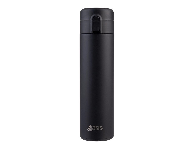 Oasis 480ml Flip-Top Stainless Steel Insulated Flask