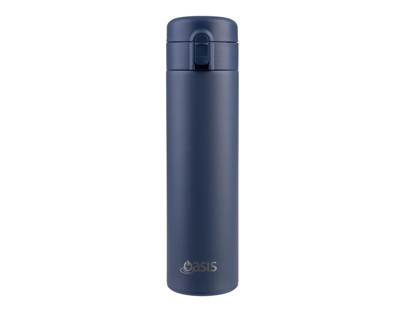 Oasis 480ml Flip-Top Stainless Steel Insulated Flask