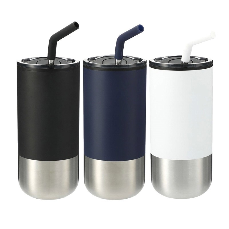 Lagom 470ml Stainless Steel Tumbler with SS Straw