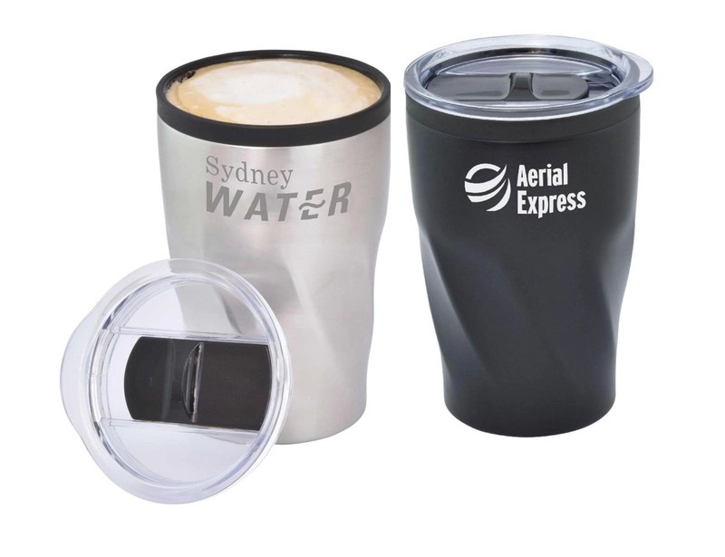 Cyclone Stainless Steel Double Wall Mug