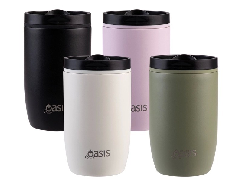 Oasis 300ml Leakproof Stainless Steel Insulated Travel Cup