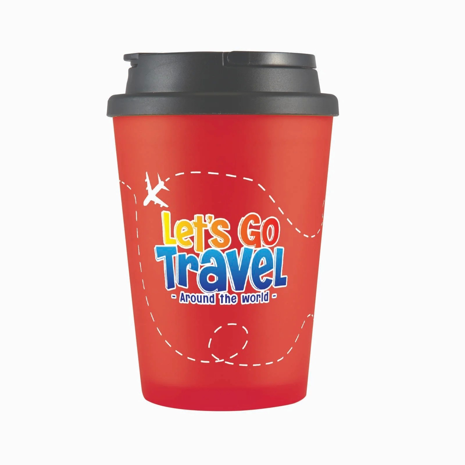 Aroma 350ml Handle Lid Coffee Cup