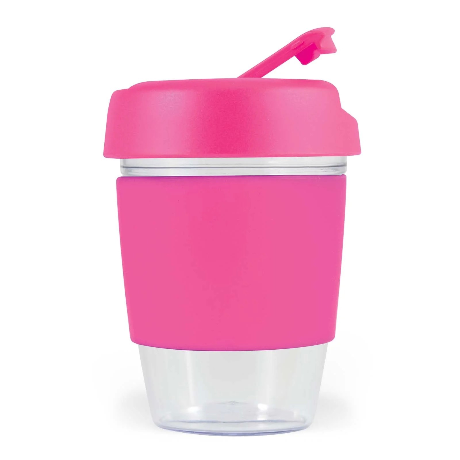 Kick 320ml Silicone Band Crystal Coffee Cup