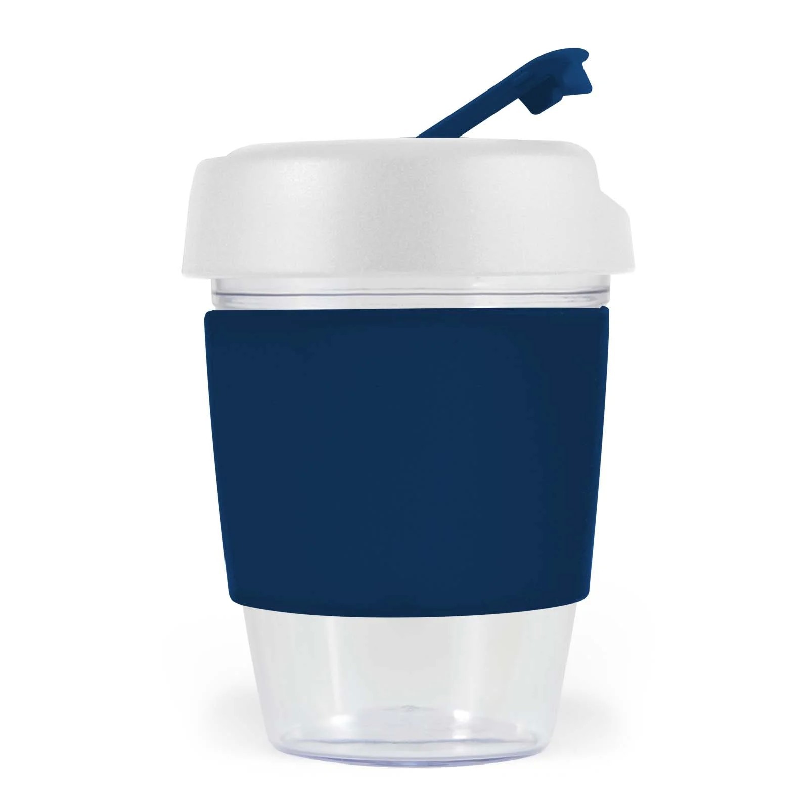 Kick 320ml Silicone Band Crystal Coffee Cup