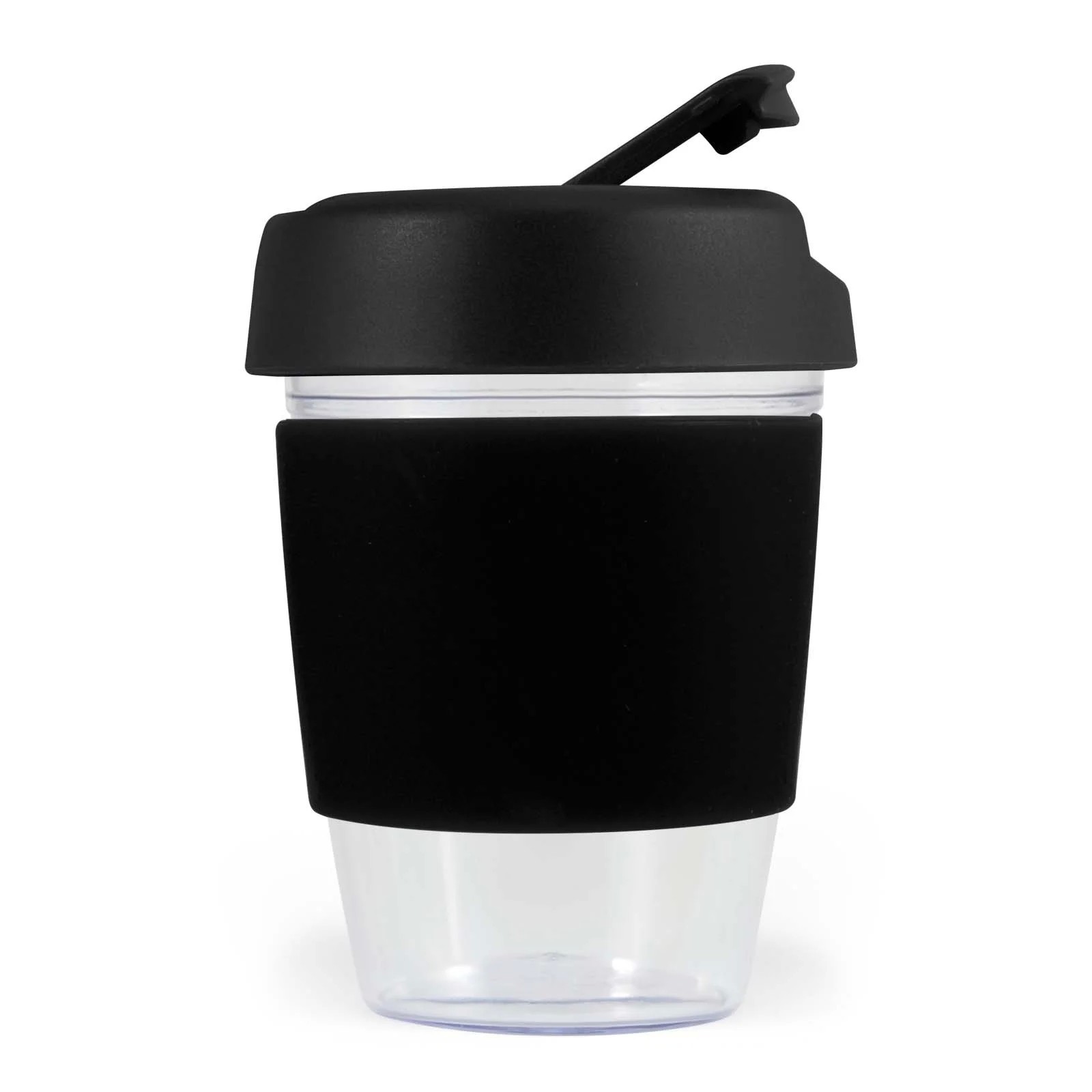 Kick 320ml Silicone Band Crystal Coffee Cup