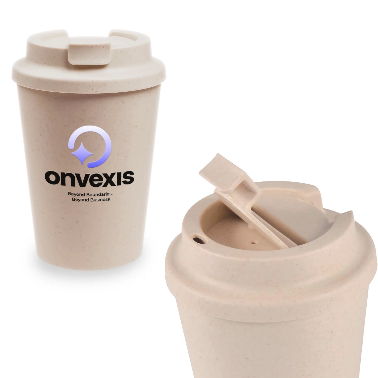 Aroma Eco 350ml Eco Comfort Lid Polypropylene Coffee Cup