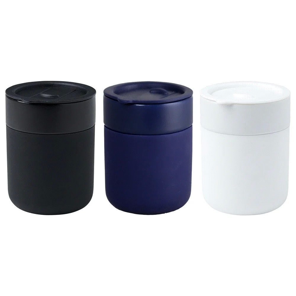 Java 330ml Ceramic Tumbler with Silicone Wrap