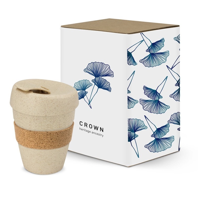 Express 350ml Polypropylene Coffee Cup with Cork Band