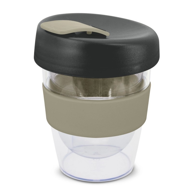 Express Leviosa 230ml Plastic Coffee Cup with Silicone Band