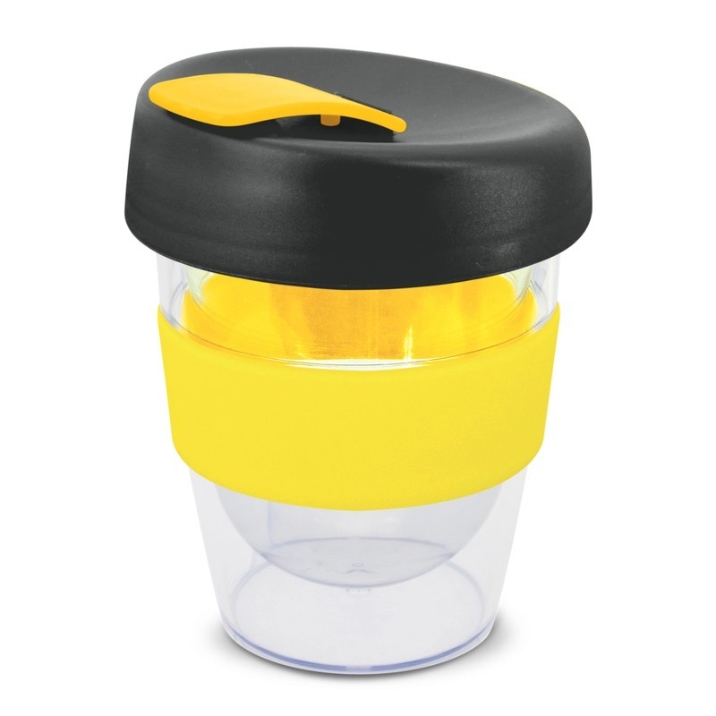 Express Leviosa 230ml Plastic Coffee Cup with Silicone Band