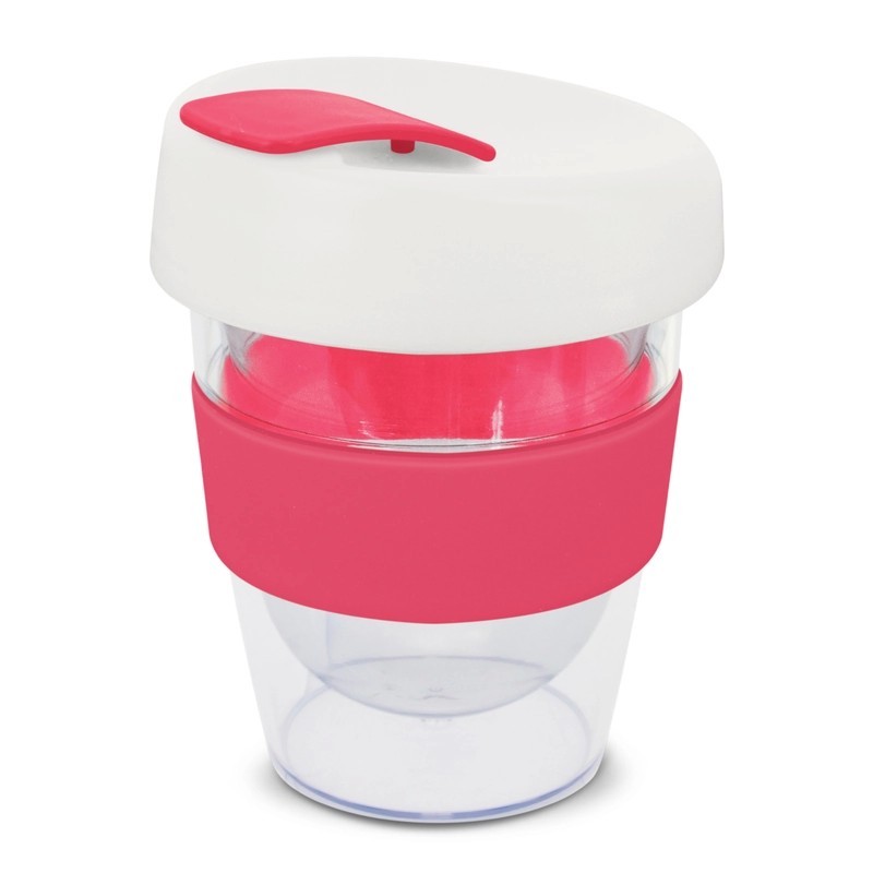 Express Leviosa 230ml Plastic Coffee Cup with Silicone Band