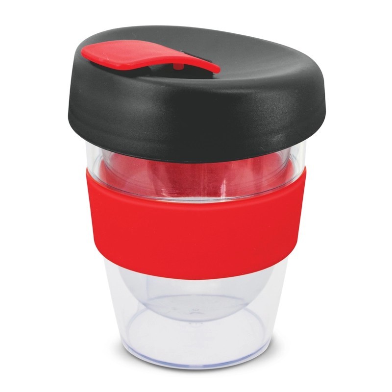 Express Leviosa 230ml Plastic Coffee Cup with Silicone Band