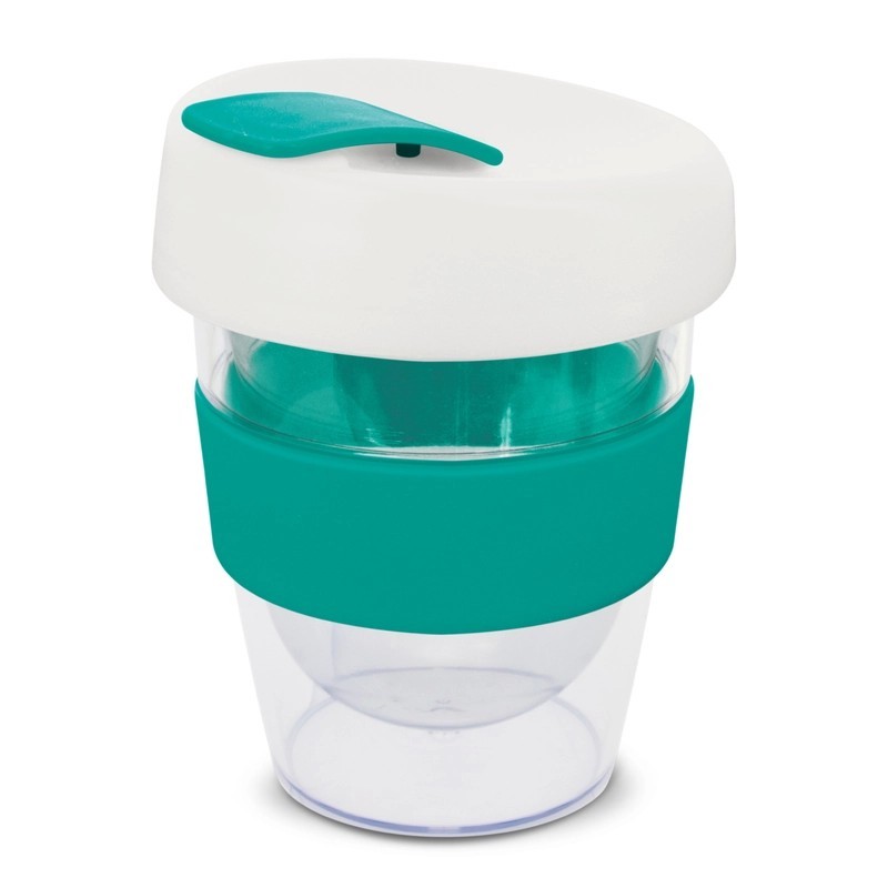 Express Leviosa 230ml Plastic Coffee Cup with Silicone Band