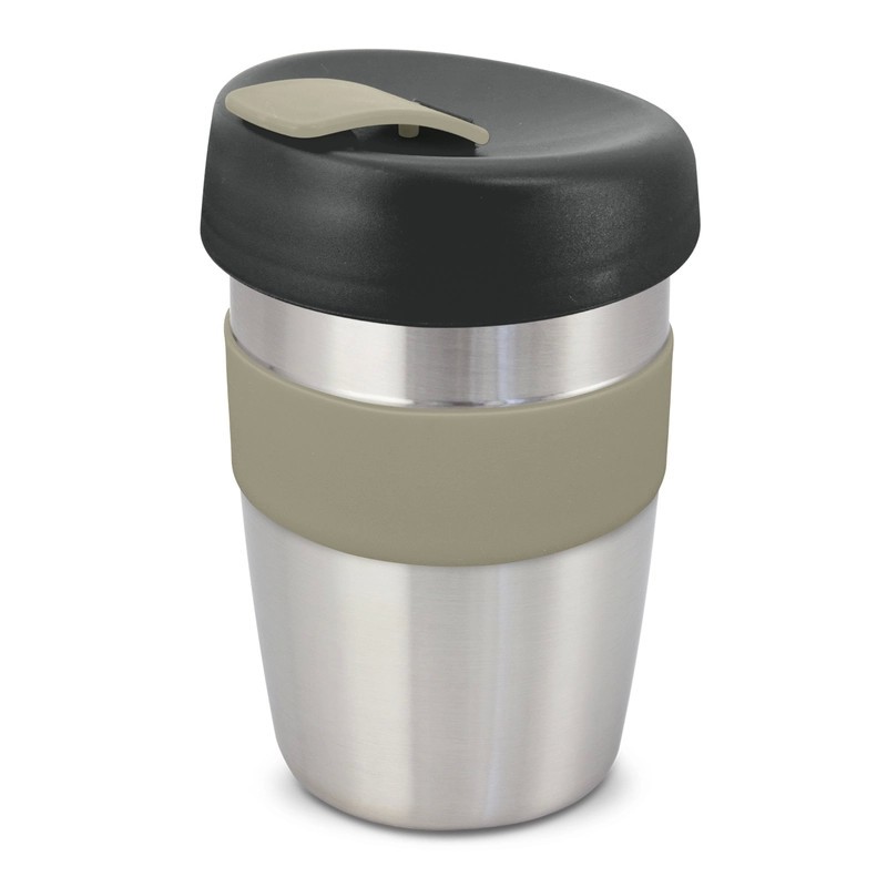 Express Elite 350ml Stainless Steel Coffee Cup with Silicone Band