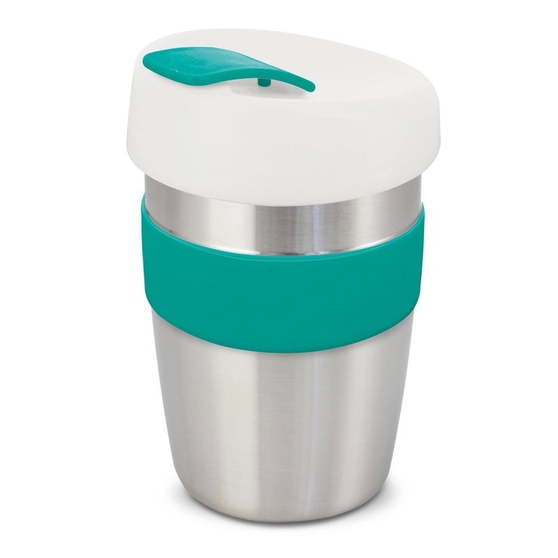 Express Elite 350ml Stainless Steel Coffee Cup with Silicone Band