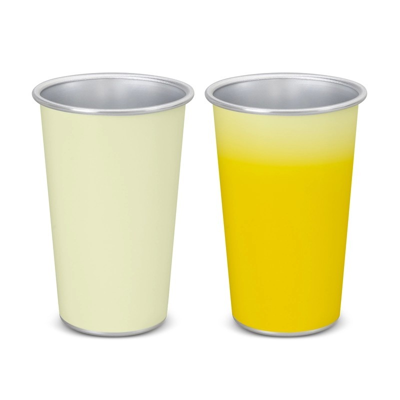 Chameleon Colour Changing 450ml Aluminium Coffee Cup