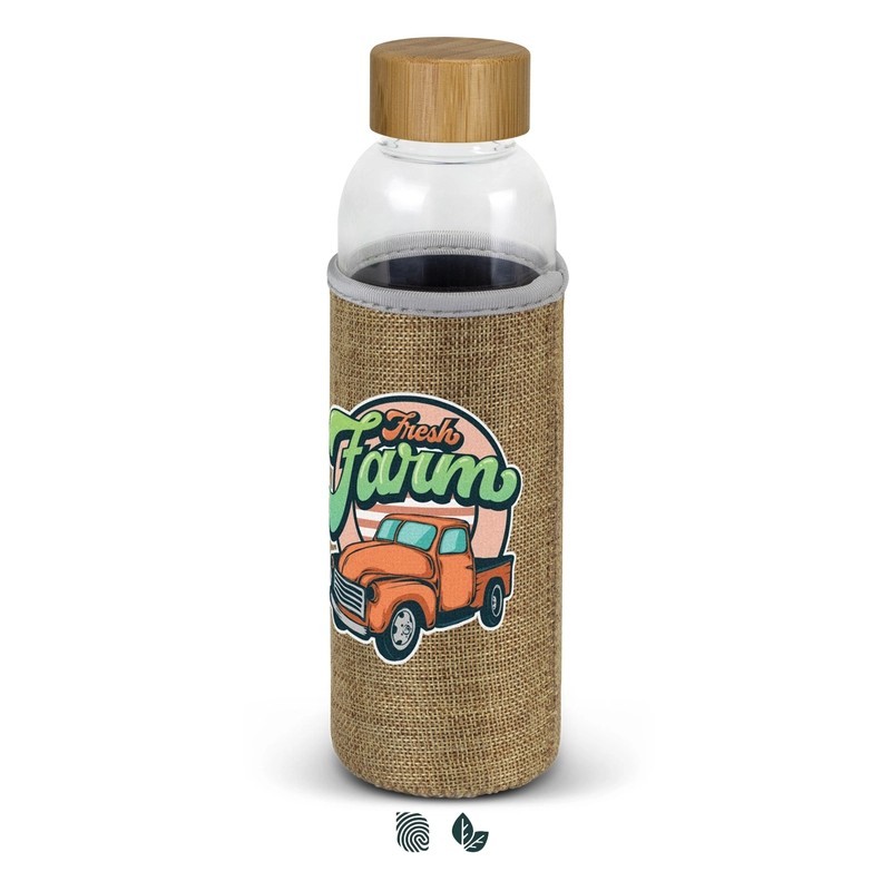 Eden Natural Sleeve 600ml Glass Bottle
