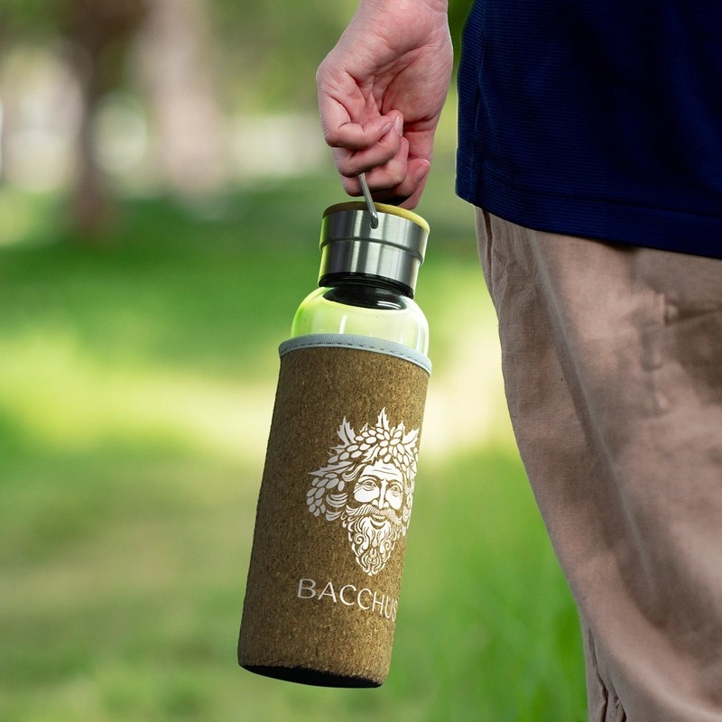 Nomad 600ml Cork Sleeve Glass Bottle