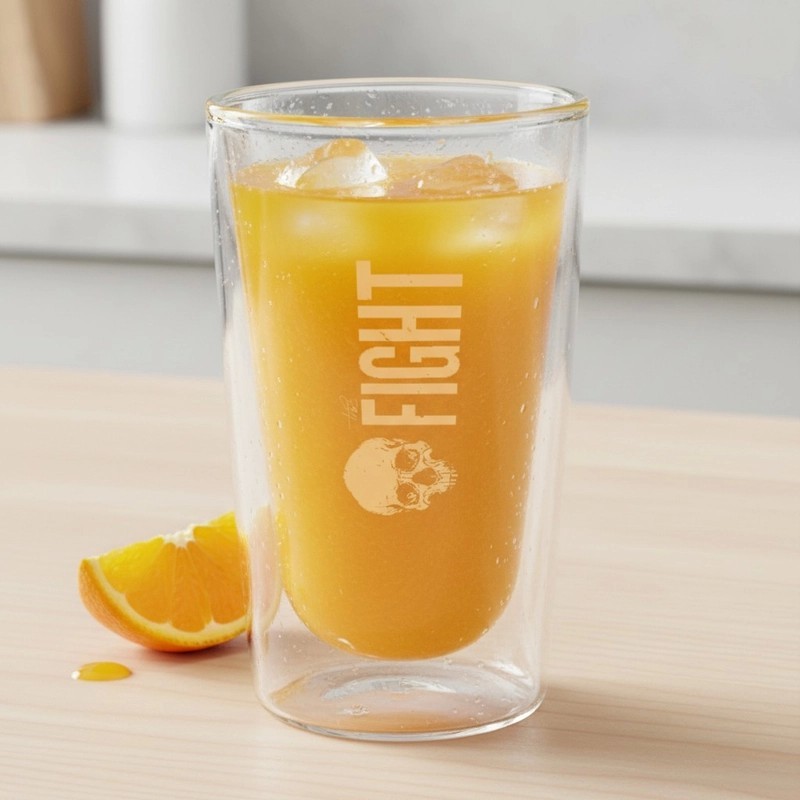 Tirigo 370ml Double Wall Glass Tumbler