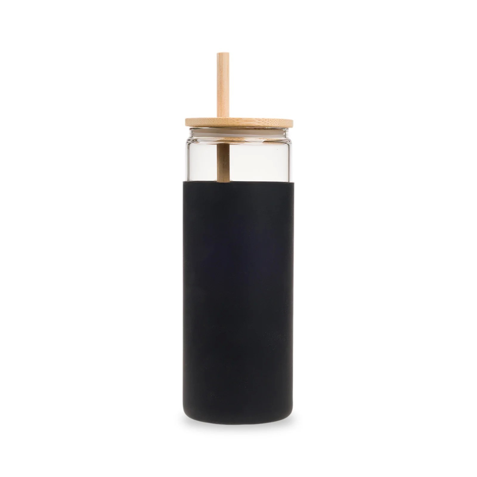 Pisa 480ml Bamboo Lid Glass Tumbler