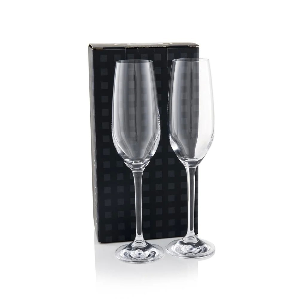 Ariston 205ml Champagne Glass Twin Pack