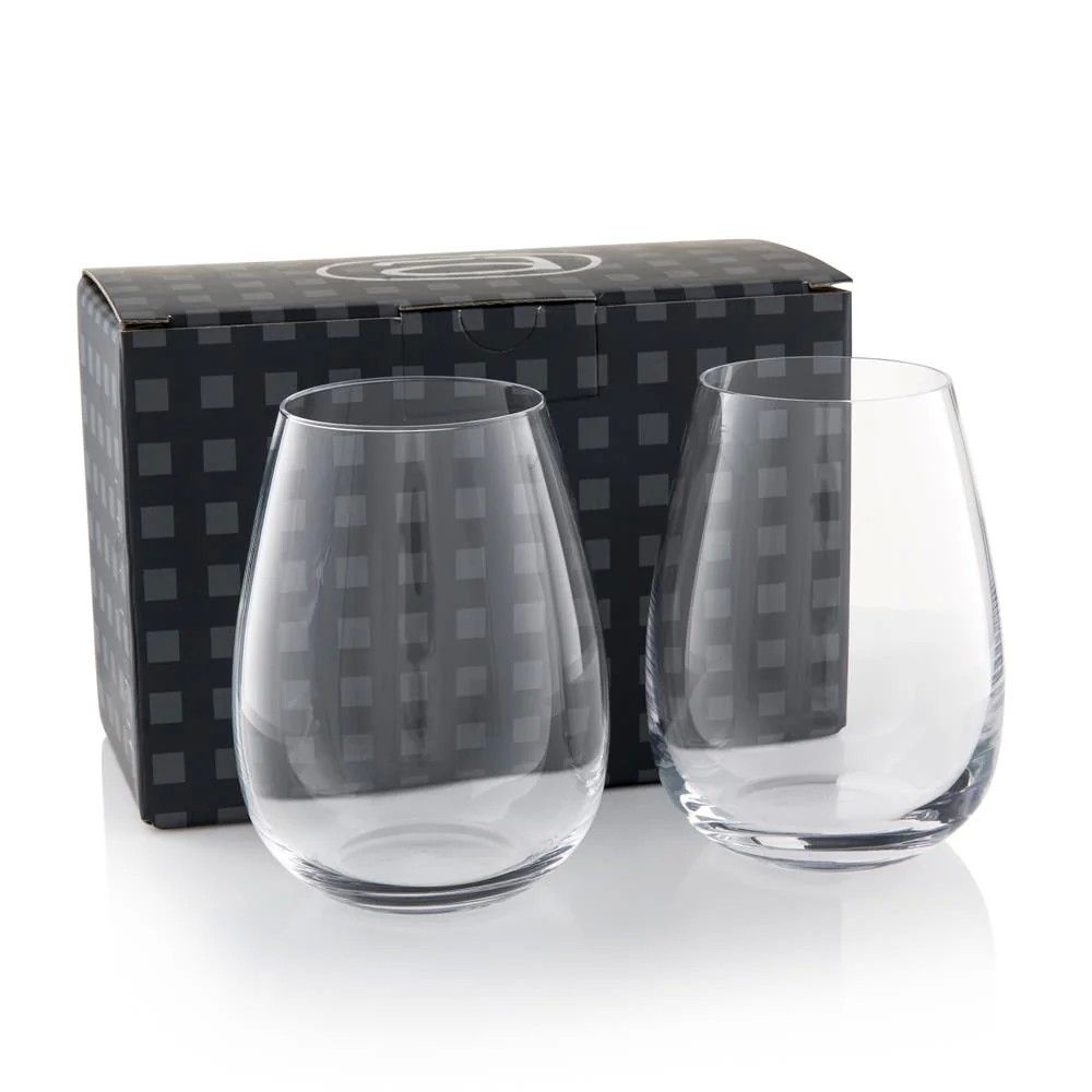 Ariston 550ml Stemless Glass Twin Pack