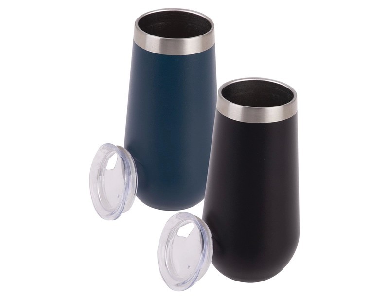 Oasis 180ml Stainless Steel Vacuum Champagne Flute